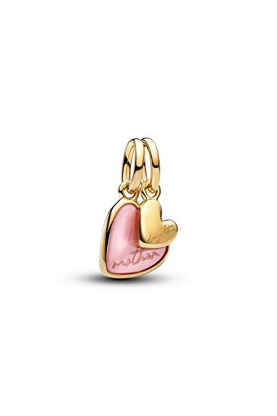 Pandora Pembe Anne ve Kız Ayrılabilir Sallantılı Charm