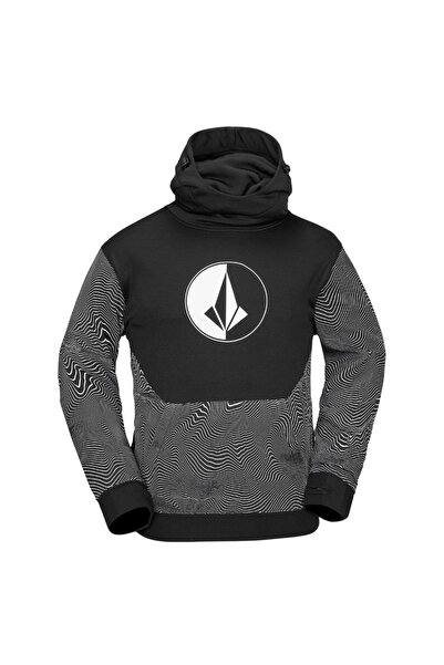 Volcom HYDRO RIDING ΦΟΥΤΕΡ ΜΑΥΡΟ ΜΕ ΣΤΑΜΠΑ XXL