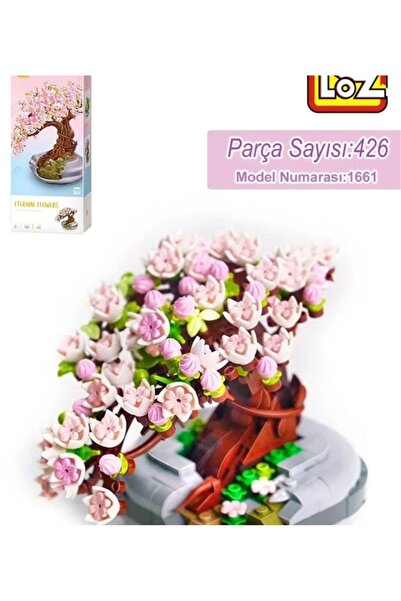 senacacollection لوز إيبيدي فلاور بلوك ليغو على شكل شجرة الكرز الوردي ساكورا ...