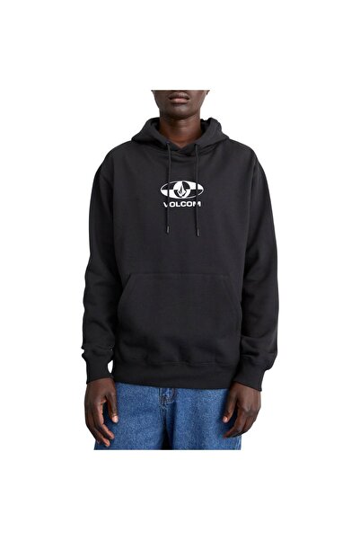 Volcom Φούτερ με κουκούλα STONE EXPLORER Μαύρο Μ