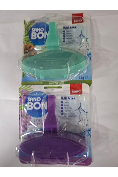 Sano 2 buc Deodorizant Toaletă SanoBon Pin si Lavanda 2x 55g