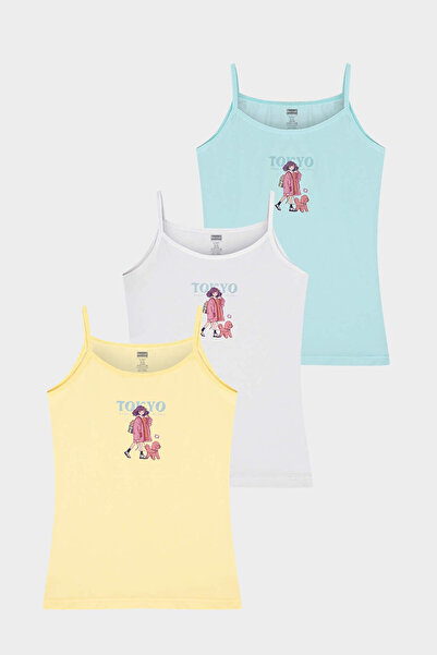 Berrak 5648 قميص رياضي ثلاثي الطبقات للفتيات