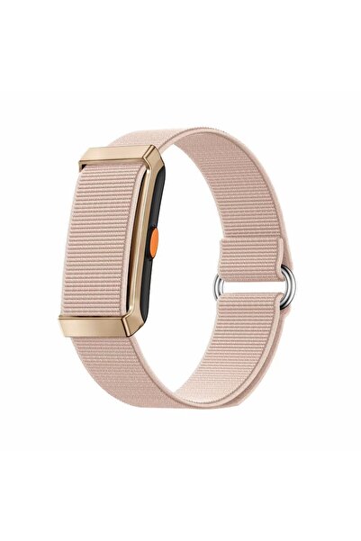 ENNOVA Activity Fitness Tracker with Premium Pink Nylon Strap - Heart Rate & ...