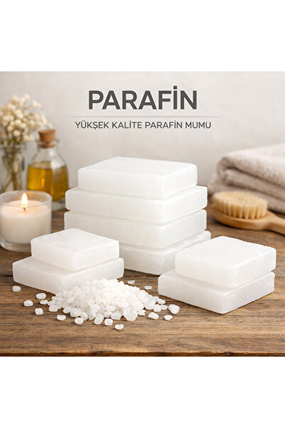 SBB 1 KG Beyaz Parafin Wax.- Mum Yapım Malzemesi - Alman Saflığında