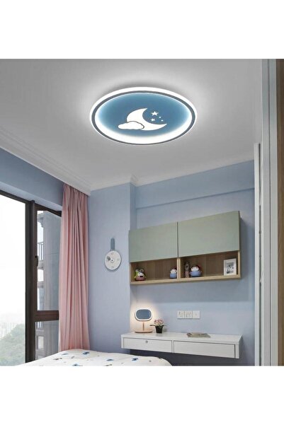 Monolux Ø60CM BULUTLU İÇE VE DIŞA IŞIK LED AVİZE PLAFONYER SOĞUK BEYAZ IŞIK-6...