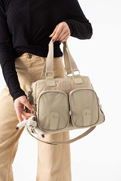 571 Collections Çanta Εξαιρετικά ελαφριά αδιάβροχη τσάντα ώμου, μπεζ μοντέλο:...