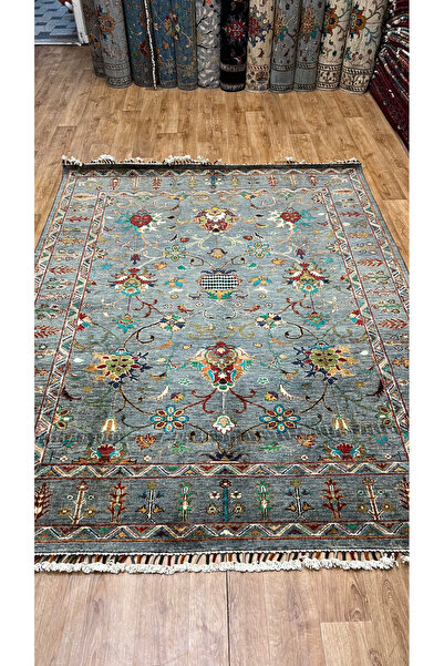 Turkmen Rug El Dokuma Afghan halısı