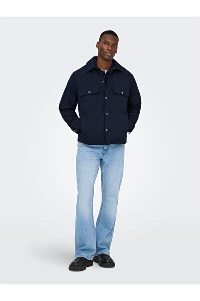 Only & Sons Cămașă tip overshirt căptușită pentru bărbați ONSDAVID LIFE PADDE...