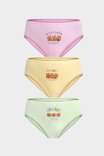 Berrak 5668 سراويل داخلية للبنات من 3 قطع