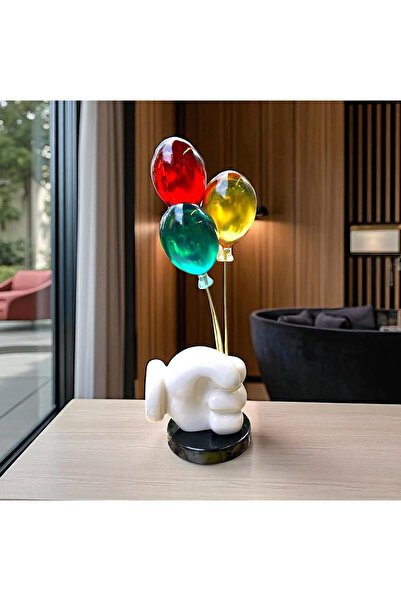 Mioletti Mickey Eli Şeffaf Balon Demeti Obje