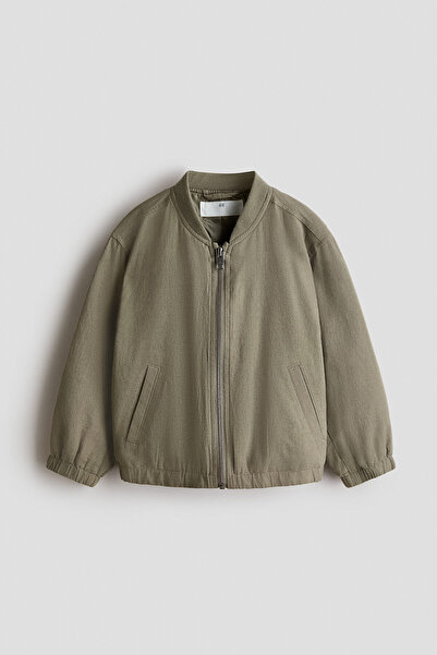 H&M Keten Karışımlı Pilot Ceketi