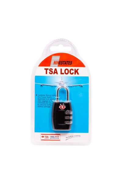 Nine States Brass Number Lock