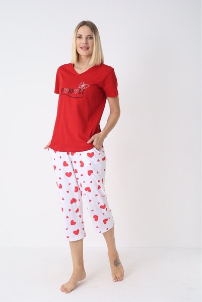 Çarşıpazar Olivera Kapri Pajama Set