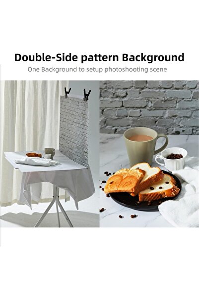 Al Raied ARS® Photography Background Double Sided 2 Patterns Waterproof Premi...