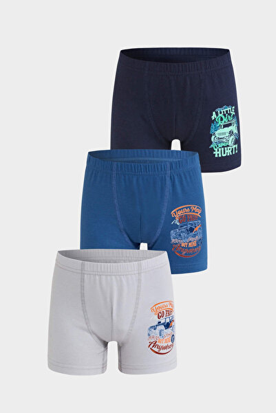 Berrak 5073 Erkek Çocuk 3lü Boxer