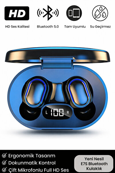 Noriyen Yeni Nesil E7S Dots Full HD Stereo Ses Çift Mikrofonlu Extra Bass Kab...