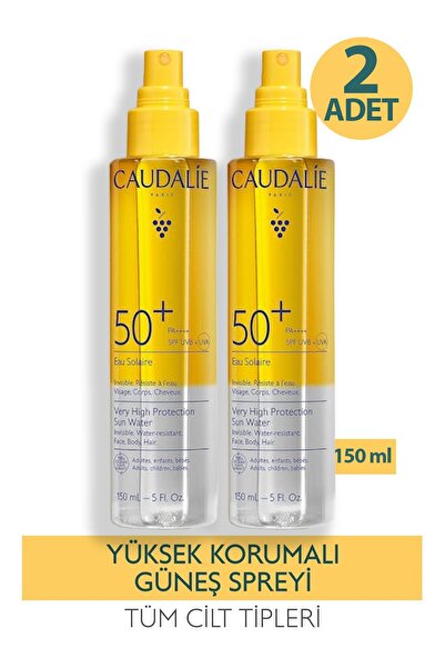 Caudalie Vinosun Protect Very High Protection Sun Water SPF50+ 150 ml 2 Adet
