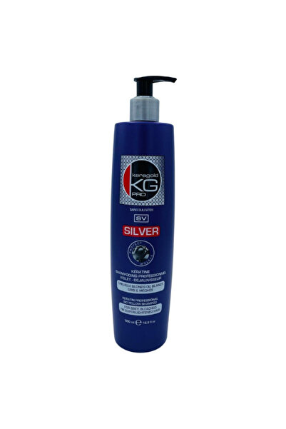 keragold pro SV Keratin Shampoo Silver 500 ml