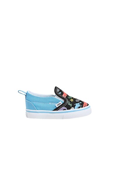 Vans ΣΛΙΠ-ΟΝ V GLOW SHARKS TOD ΠΑΠΟΥΤΣΙΑ ΜΠΛΕ/ΠΟΛΥΧΡΩΜΑ 24