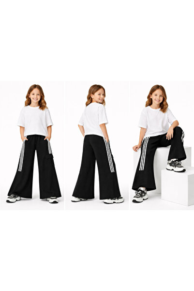 Nickel Relaxed Fit, Cargo Pockets (One Side), Wide Leg 2 String Girls' Baggy ...
