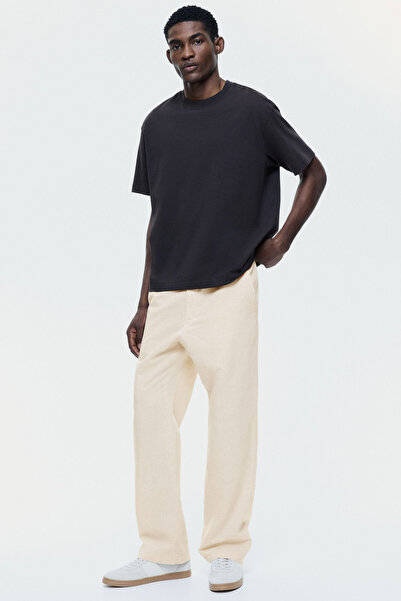 H&M Keten Karışımlı Pantolon Regular Fit