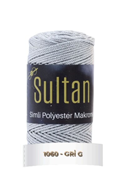Sultan SİMLİ POLYESTER MAKROME ÇANTA ÖRGÜ İPİ 1060 / 3 ADET