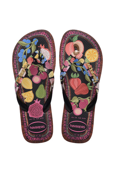 Havaianas Top Tropicalia Vibes Women's Black Flip Flops