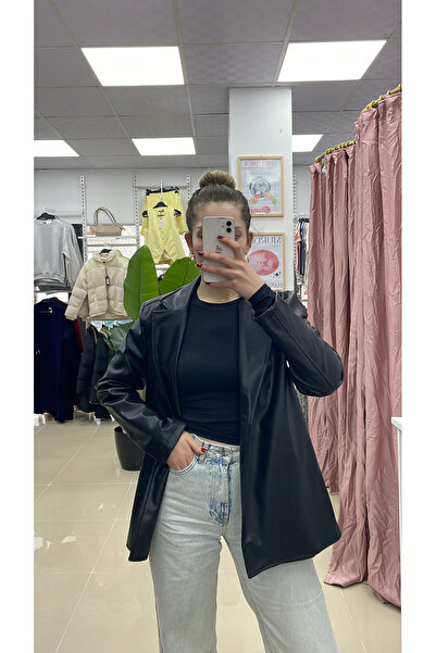 İzge Deri Blazer Ceket