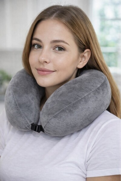 Mulberry Travel Pillow Orthopedic Neck Support Pillow U Type Comfortable