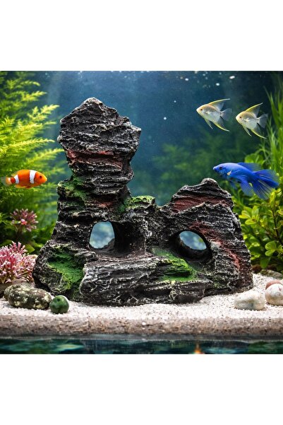 ZanaCasei Διακοσμητικός Βράχος Ενυδρείου 10x8.5x10εκ.