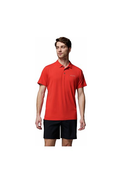 Columbia Men's Tech Trail™ Utility Polo Red Polo Shirt