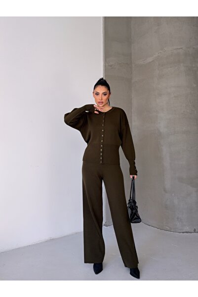 sinemkivanc co Bel Detailled Double Knitting Set