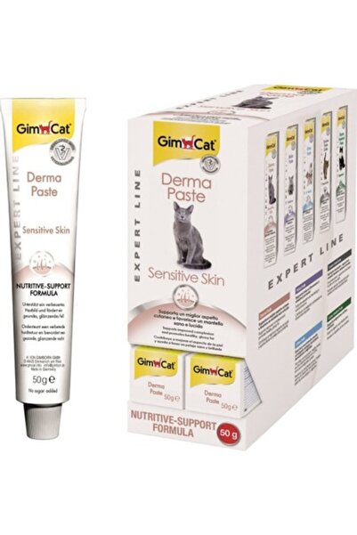 Gimcat Hassas Ciltli Kediler Için Dermatolojik Etkili Kedi Macunu Derma Paste...