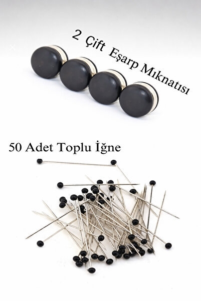 kubotique 2 ζεύγη μαγνητών για κασκόλ, μαγνήτης για τουρμπάνι, 50 τεμάχια μεγ...