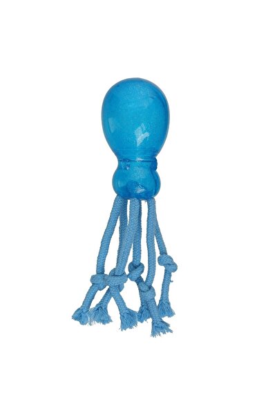 ZanaCasei Jucărie dentară Caracatiță Albastră pentru câini 25cm