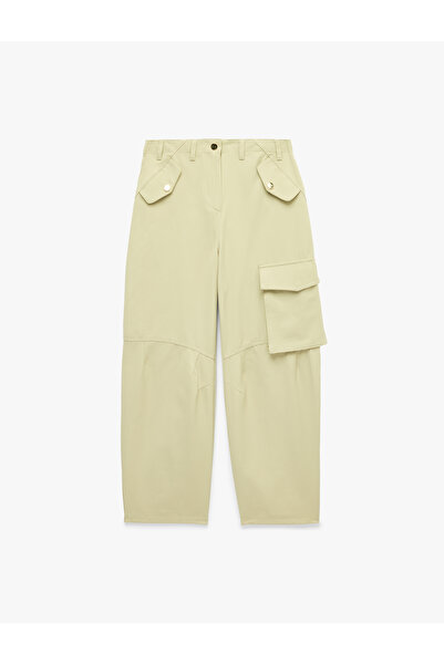 Koton High Waist Cargo Pocket Balloon Pants