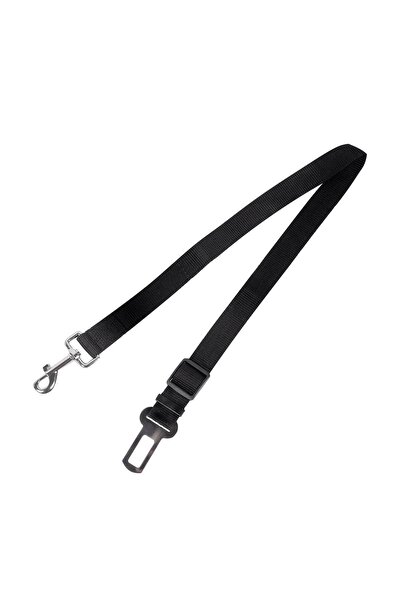 ZanaCasei Μαύρη Ζώνη ασφαλείας αυτοκινήτου για κατοικίδια 50-75cm