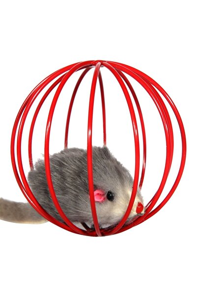 ZanaCasei Cat Toy Mouse with Ball 6cm