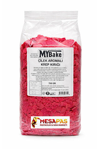 MY BAKE Çilek Aromalı Krep Kırığı 750 gr