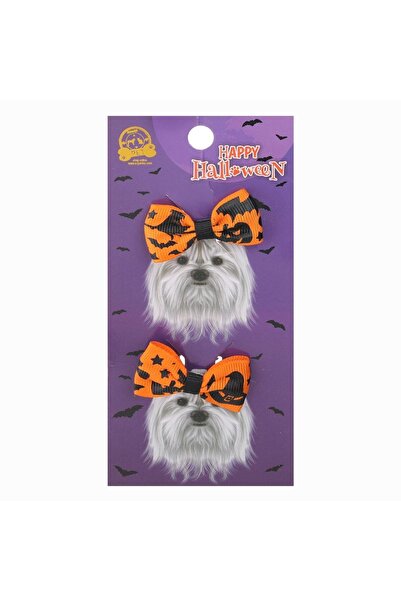 ZanaCasei Halloween Bow Clips for Dogs 5cm - 2pcs