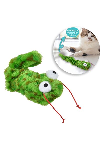 ZanaCasei Green Cat Toy with Key 12cm