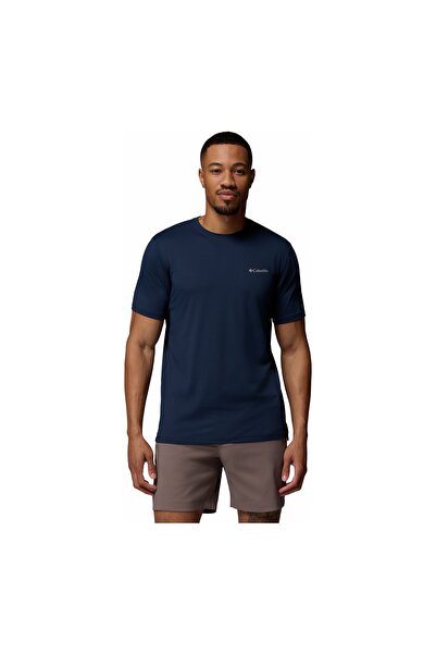 Columbia Tech Trail™ Utility Crew Navy Blue Men's T-Shirt