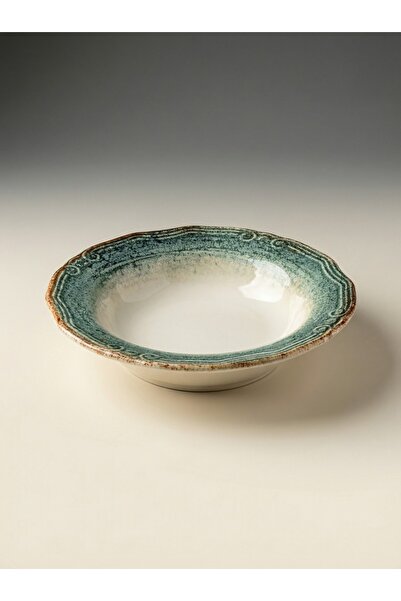 QURA Verde Bowl 26 cm 920 Cc-Salad Plate-Pit Plate-Single Piece