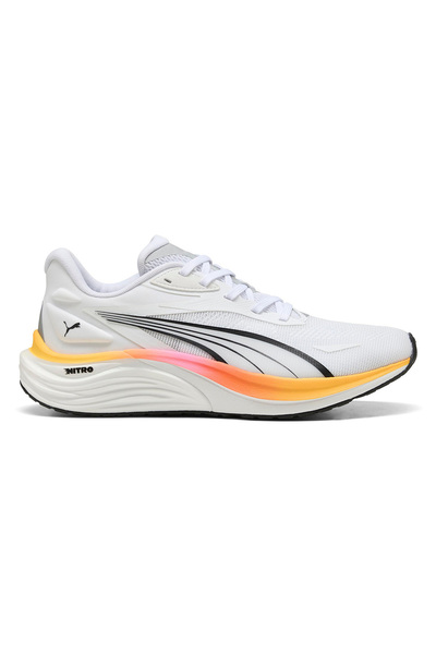 Puma Pantofi de alergare albi pentru bărbați Electrify Nitro 4 31078924