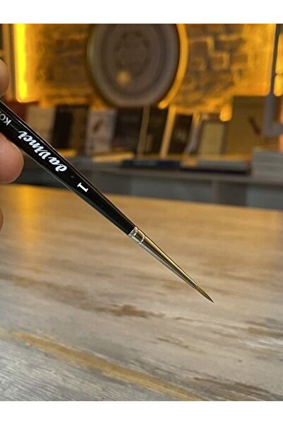 Da Vinci 36 Serisi Fırça No:1 Kolinsky Kızıl Samur Kılı Yuvarlak Sulu Boya Fı...