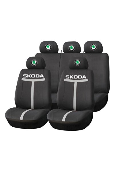 Autohelix MSA Set huse scaune universale HLX1 compatibile cu Skoda – Negru/Gri