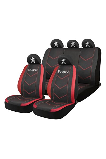 Autohelix MSA Set huse scaune universale HLX6 compatibile cu Peugeot – Negru/...