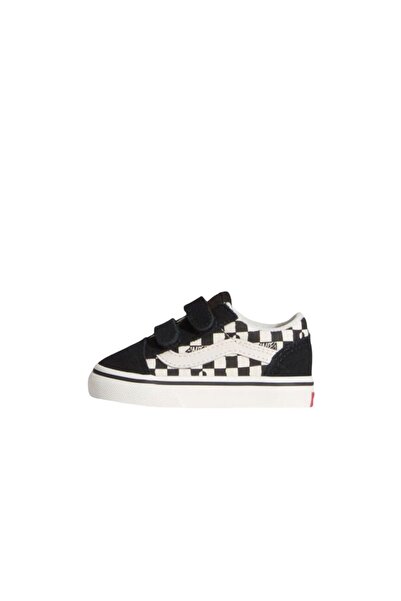 Vans OLD SKOOL V GEO CHECK TOD ΠΑΠΟΥΤΣΙΑ ΜΑΥΡΑ 19