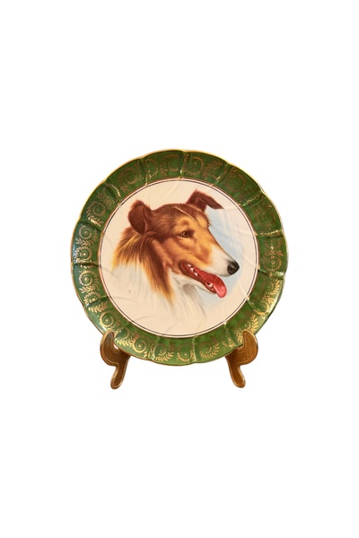 tayfuntufan French Limoges Porcelain Wall Plate - 19 cm in Diameter