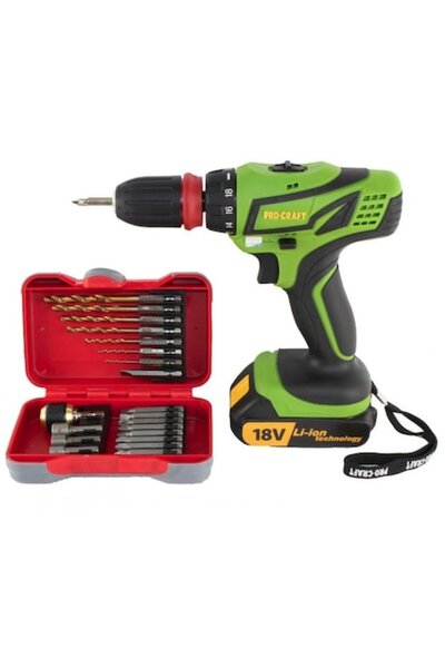 ProCraft Pdr Tools Cordless Screwdriver PROCRAFT PA18Pro